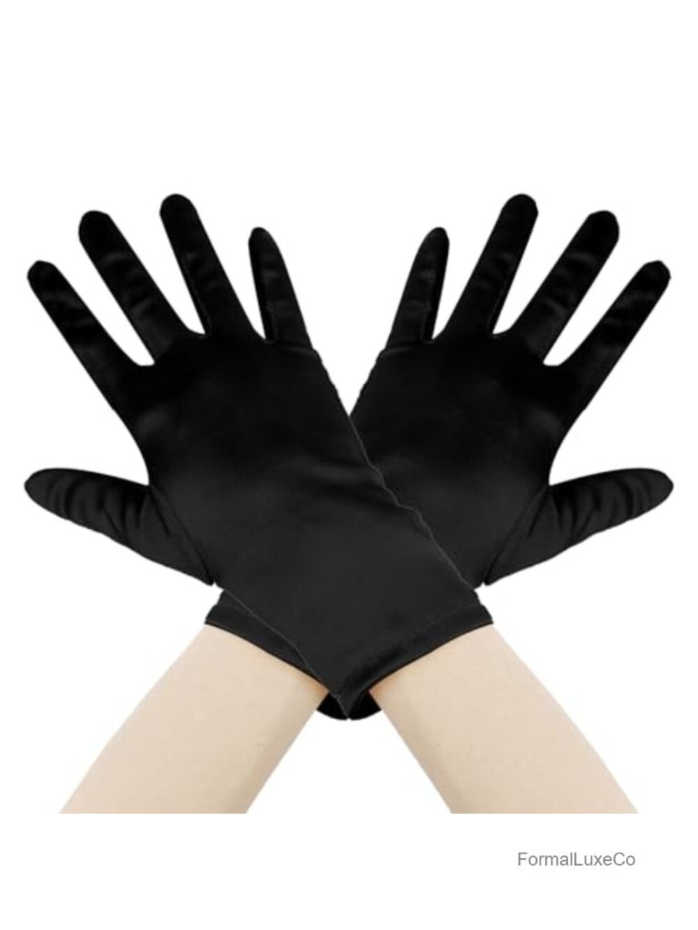 Satin Opera Gloves for Women Vintage 1920s Wedding Party Evening Long Gloves